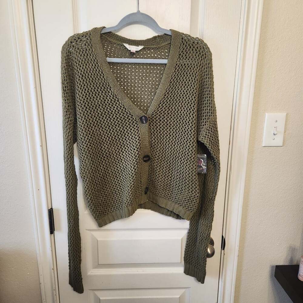 Plus size Open Stitch Cardigan Size Xl